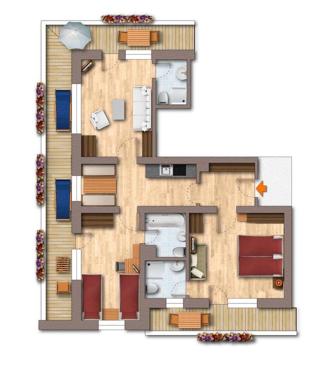 Apartmenthaus Katharina Mayrhofen Exterior foto